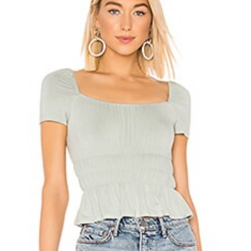 Superdown dani ruched top